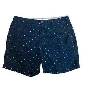 Old Navy women's navy blue polkadot cargo shorts Sz 12